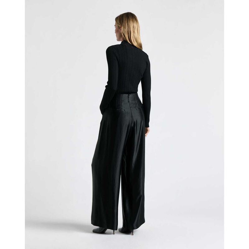 Cue Satin Stripe Wide Leg Pant image number 1